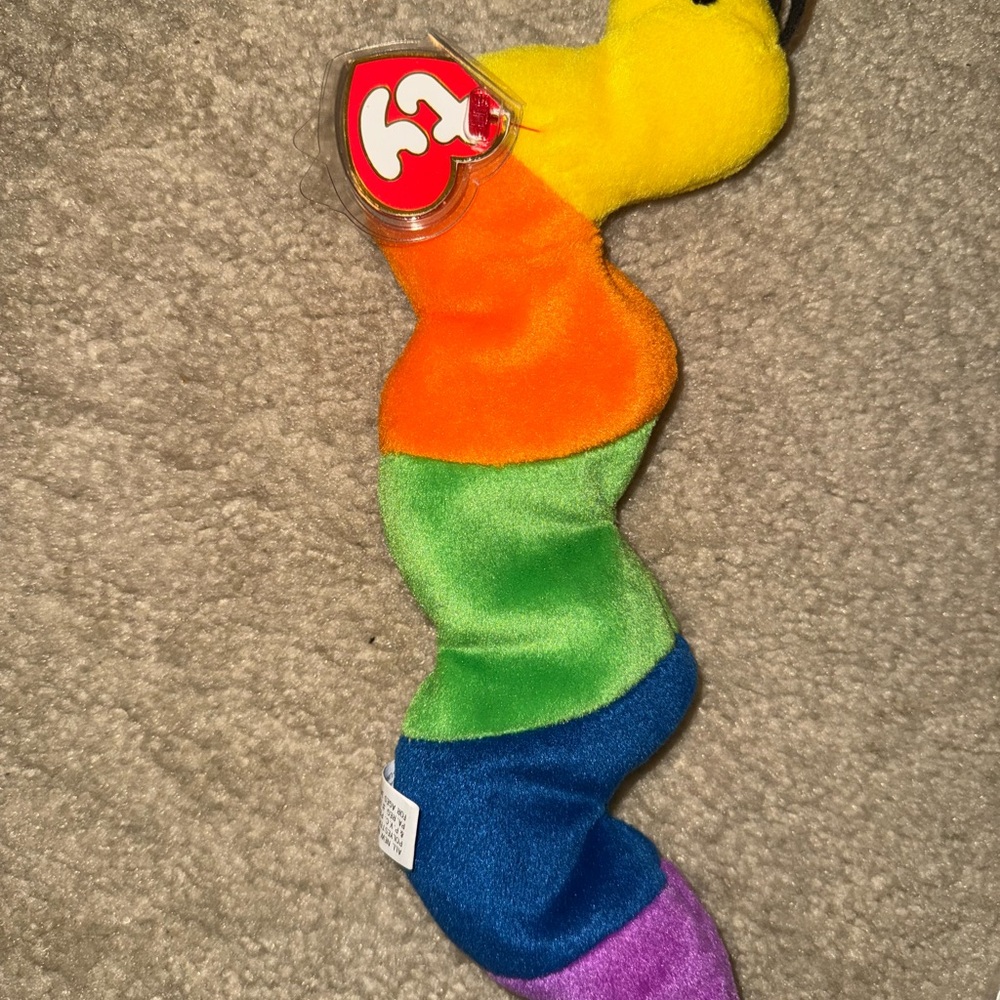 Ty Vibrant Yellow and Orange Stuffed Animal